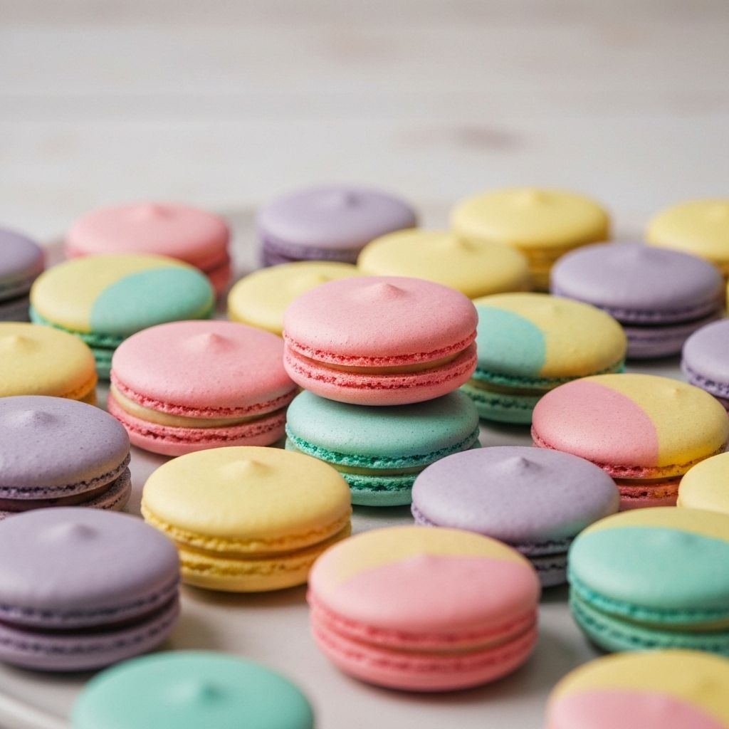 Colorful macarons
